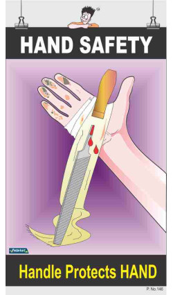 146 - Hand Safety, 66 cm x 36 cm, UV Printed 146 - Hand Safety, 66 cm x 36 cm, UV Printed