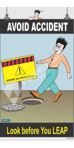 016 - Avoid Accident, 66 cm x 36 cm, UV Printed 016 - Avoid Accident, 66 cm x 36 cm, UV Printed