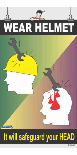 073 - Wear Helmet, 66 cm x 36 cm, UV Printed 073 - Wear Helmet, 66 cm x 36 cm, UV Printed