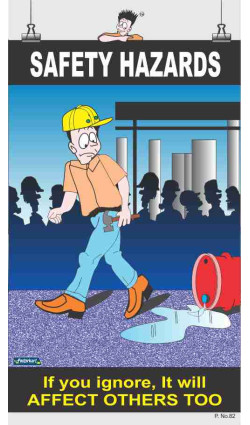 082 - Safety Hazards, 66 cm x 36 cm, UV Printed